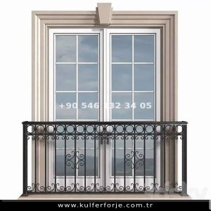 ağrı ferforje demir balkon korkuluk modelleri