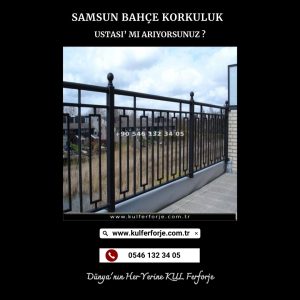 samsun bahçe korkuluk hizmeti