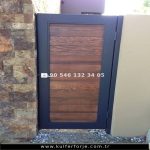 ahşap demir bahçe kapısı ADBK-1