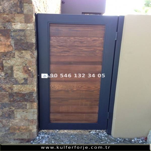 ahşap demir bahçe kapısı ADBK-1