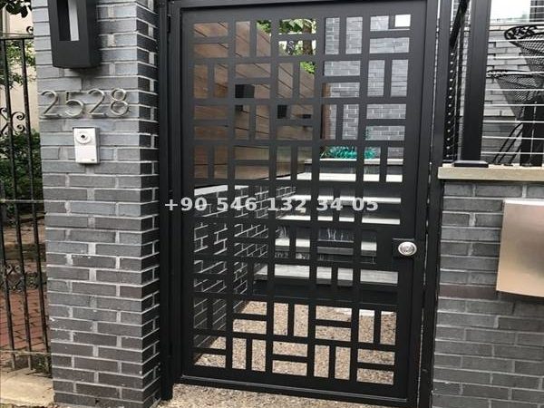 lazer kesim bahçe kapısı LKBK-1