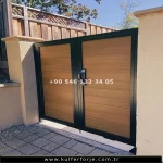 Ahşap Demir Bahçe Kapısı ADBK-2