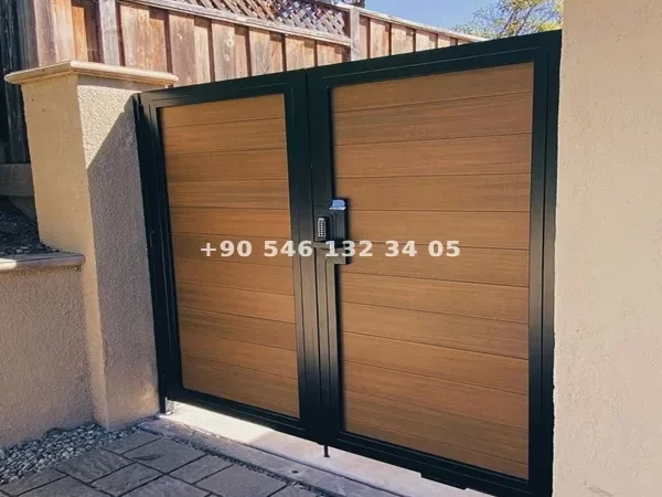Ahşap Demir Bahçe Kapısı ADBK-2