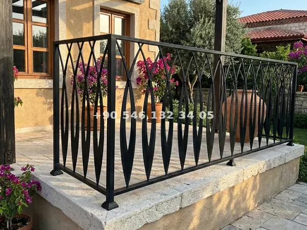 Demir Balkon Korkuluk DBK-1 Metre Fiyat