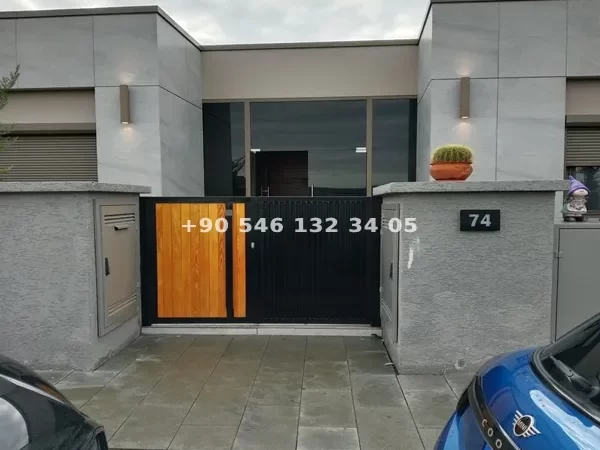 Ahşap Demir Bahçe Kapısı ADBK-3