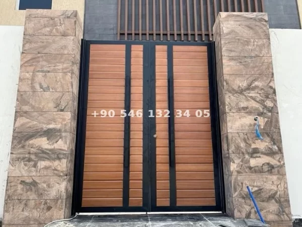 Ahşap Demir Bahçe Kapısı ADBK-4